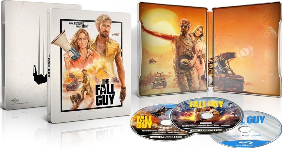 The Fall Guy Edition Steelbook collector Blu ray 4K Ultra HD