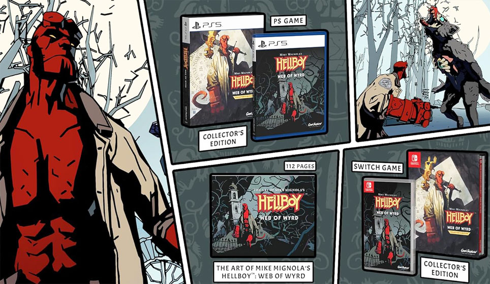 Jeux video hellboy mike mignola web of wyrd ps5 nintendo switch