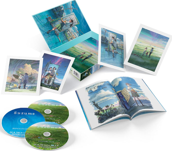 Suzume coffret collector bluray dvd edition limitee anime film animation