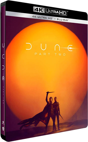 Dune partie 2 part 2 bluray 4k edition steelbook collector