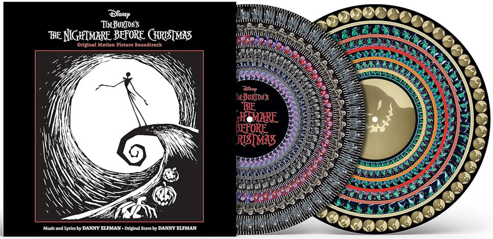 nightmare before christmas vinyl lp ost soundtrack edition double picture