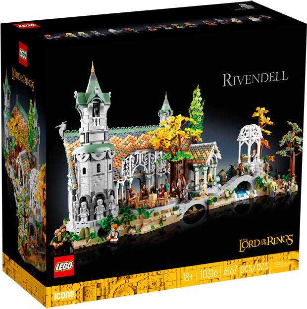 Lego le seigneur des anneaux fondcombe Rivendell 10316 collection Lord of the Rings