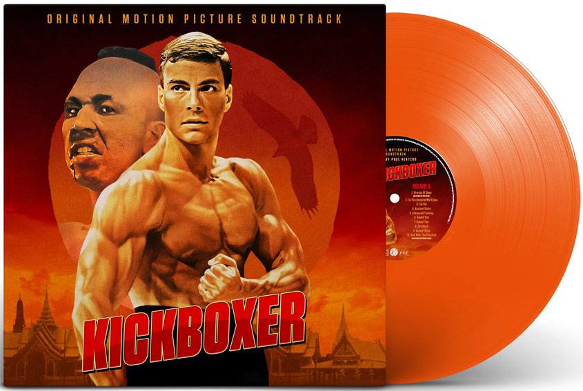 Kickboxer bande originale ost soundtrack vinyl lp edition collector orange