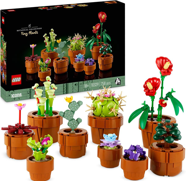 Lego 10329 collection botanical tiny plants plantes miniatures