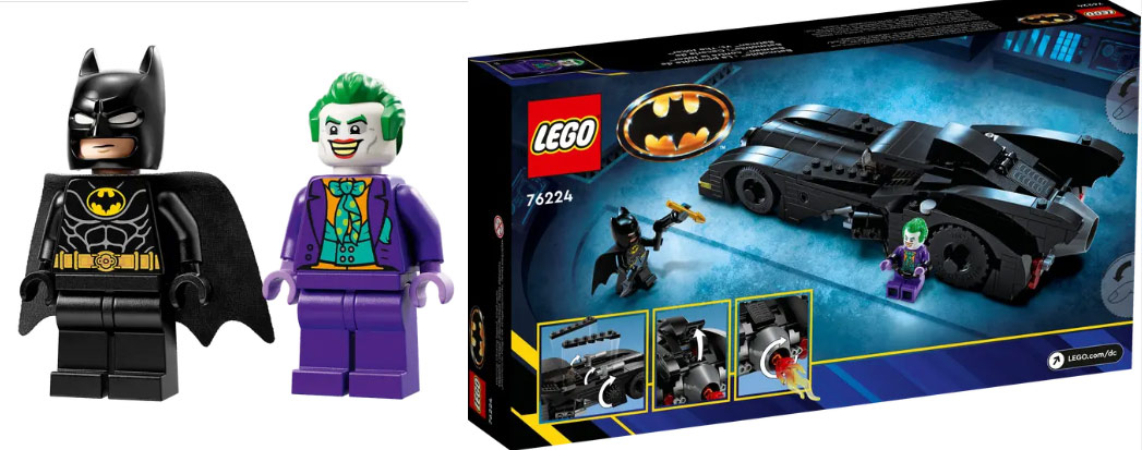 lego batman batmobil 2023 figurine joker batman