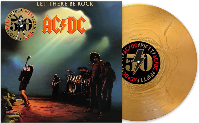 ACDC Let There Be Rock 50th Anniversary Vinyl lp