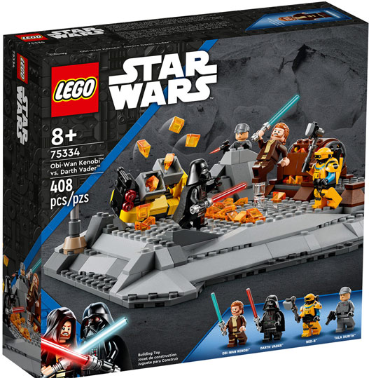 LEGO Star Wars 75334 Obi Wan Kenobi dark vador darth vader