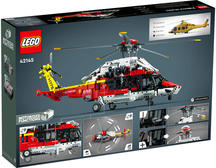 nouveau helicoptere lego 42145 rescue airbus