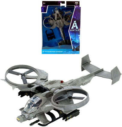 Figurine helicoptere avatar scorpion gunship