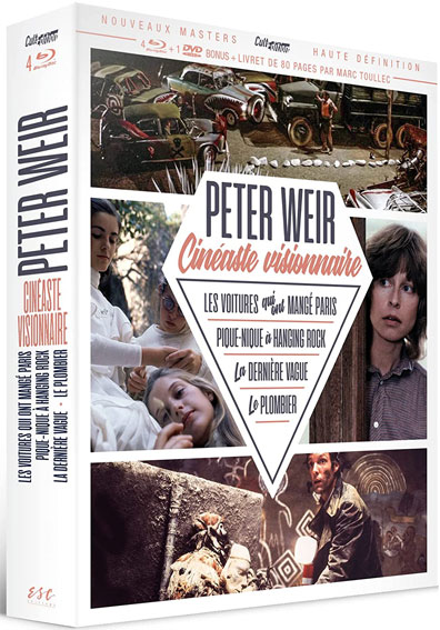 Coffret Bluray DVD peter Weir voiture paris pique nique plombier edition collector