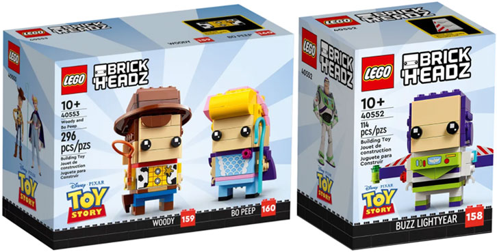 lego brick headz toy story 2022