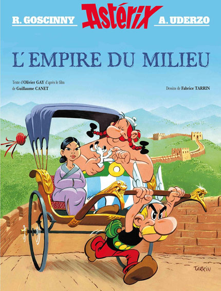 BD asterix film empire du milieu edition hors collection