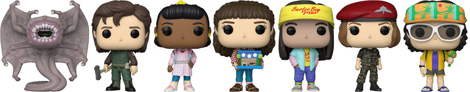 funko pop strager things saison 4 collection