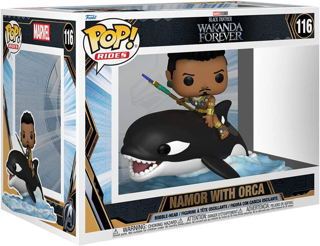 figurine Funko Pop Black Panther Wakanda Forever namor orca