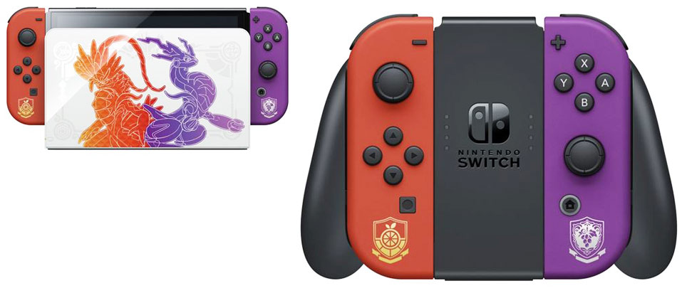 Console Nintendo Switch OLED Edition collector Pokemon Ecarlate Violet