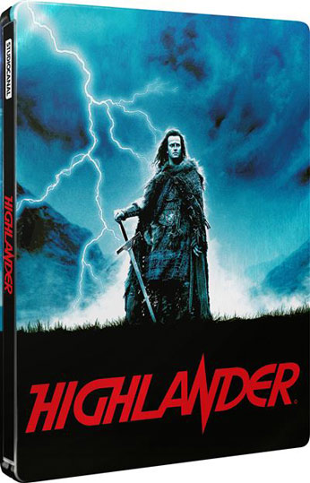 Highlander steelbook 4k edition collector bluray Ultra HD