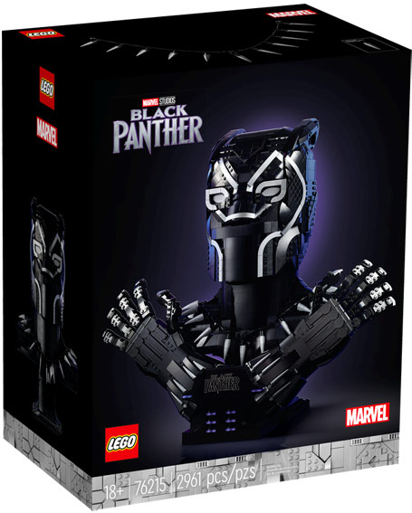 lego marvel black panther 76215 achat precommande buste collector