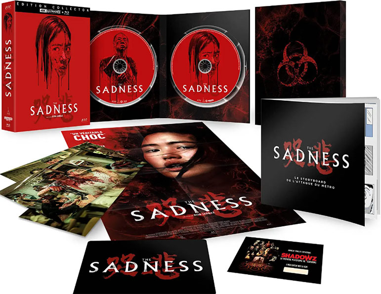 the sadness coffret collector Bluray 4K Ultra HD edition limitee