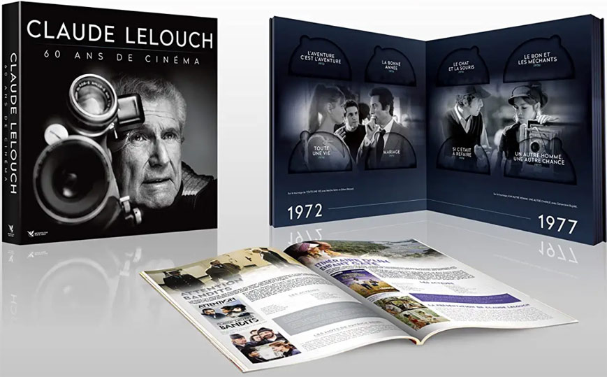 claude lelouch coffret integrale 60 ans anniversaire Bluray DVD collector