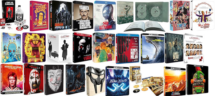 sortie bluray dvd 4k ultra hd decembre 2023 edition collector limitee steelbook