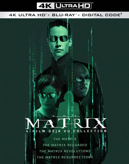 the matrix coffret integrale Blu ray 4K Ultra HD 4 films