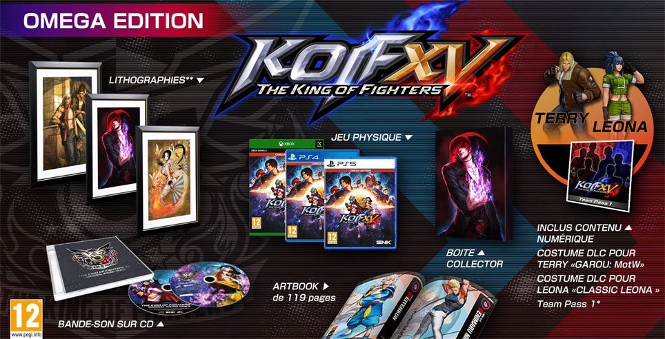 kof King of Fighters XV Omega Edition PS5