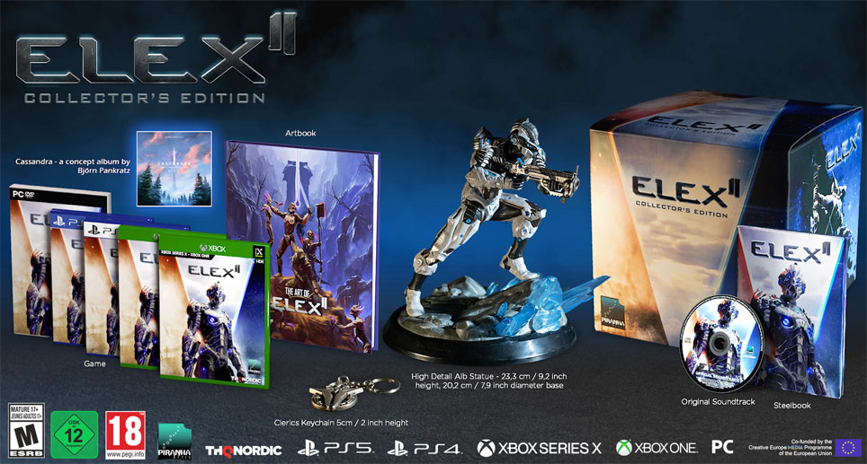 elex 2 coffret collector edition limitee PS4 PS5 Xbox pc 2022