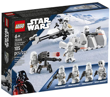 LEGO Star wars collection 2022 75320 snowtroopers battle pack