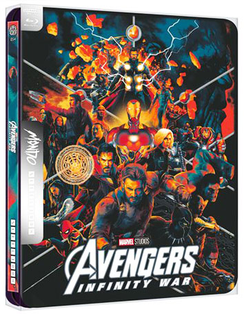 Avengers Infinity War Steelbook Mondo Blu ray 4K