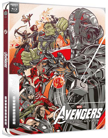 Avengers L ere d Ultron Steelbook Mondo Blu ray 4K