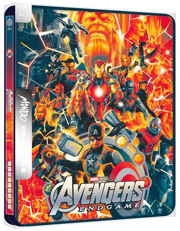 Avengers endgame Steelbook Mondo Blu ray 4K