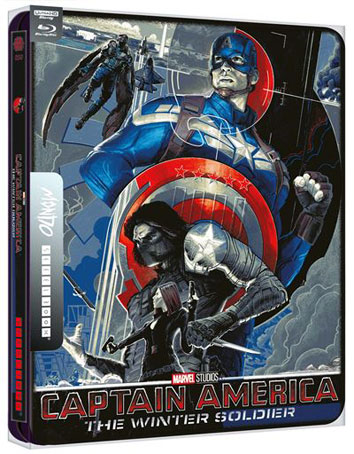 Captain America Le soldat de l hiver Steelbook Mondo Blu ray 4K