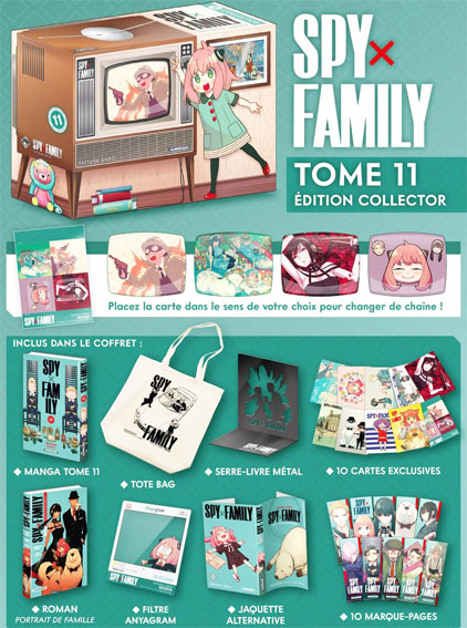 manga Spy x family coffret ultra collector tome 11 t11