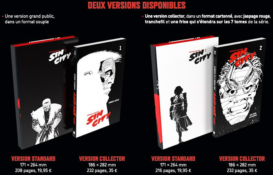 sin city t1 t2 edition collector