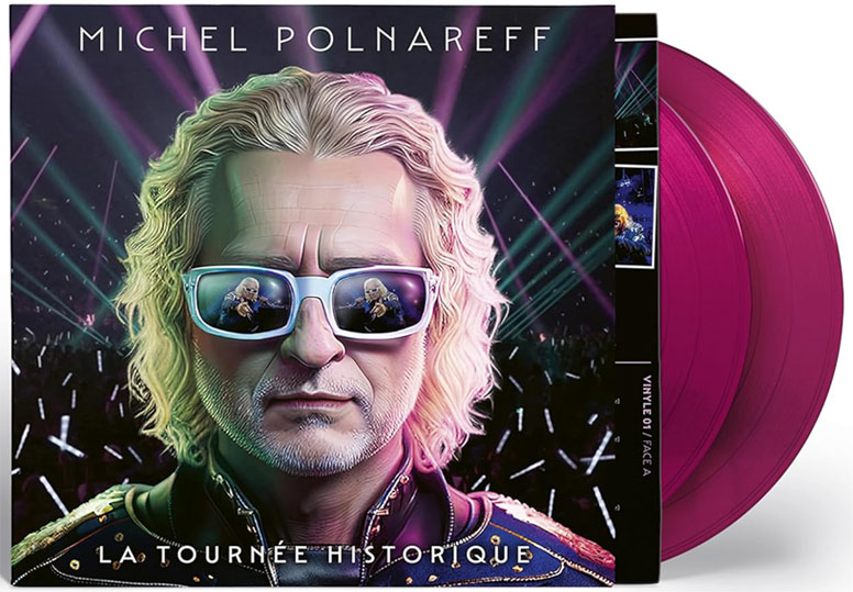 Michel polnareff nouvel album live 2023 tournee historique edition deluxe vinyl cd
