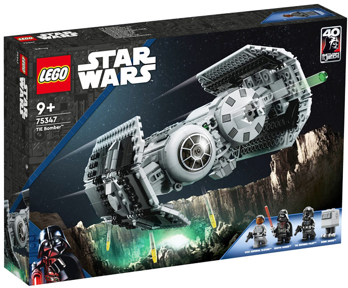 Lego Star Wars 75347 TIE Bomber collection 40th anniversary 2023
