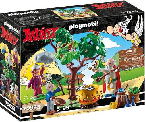 playmobil asterix panoramix chaudron obelix