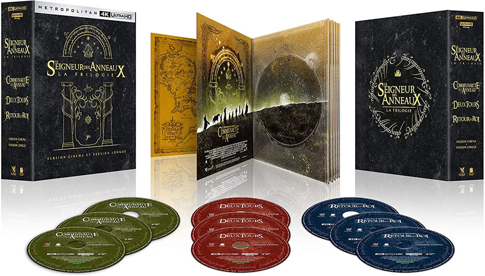 Coffret integrale seigneur des anneaux edition Blu ray 4K Collector
