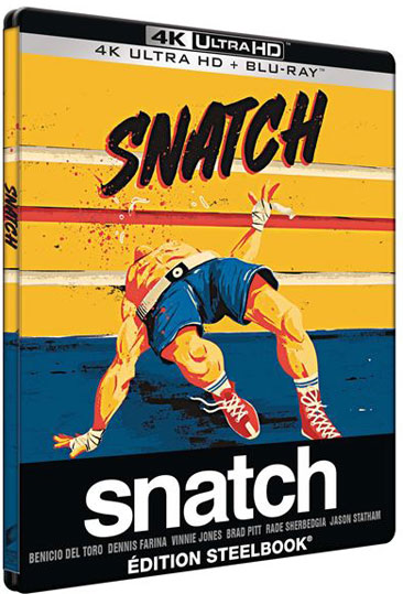 Snatch edition steelbook collector Blu ray 4K Ultra HD