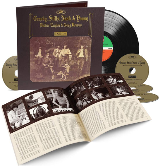 deja vu album Crosby Stills Nash and Young vinyle LP coffret collector 50th anniversary