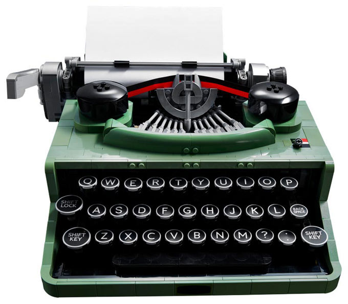 lego ideas 21327 machine a ecrire typewriter