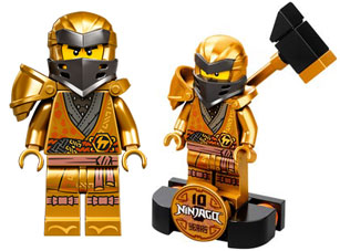 minifigurine lego ninjago 10th 3 limited edition