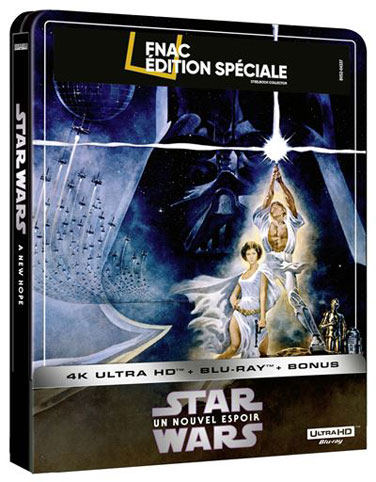 steelbook star wars Un nouvel espoir 4K Ultra HD UHD Bluray