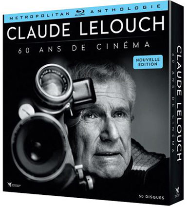 Coffret integrale Claude lelouch bluray dvd edition limitee 60 ans