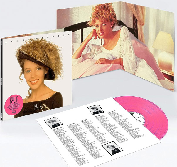 Kylie minogue premier album vinyle LP edition 35th anniversary colore rose pink