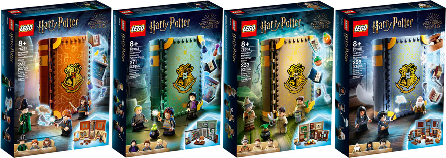 nouvelle collection LEGO harry potter livre book