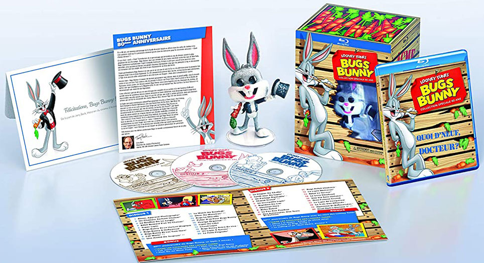 Bugs bunny coffret collector 80th Blu ray edition limitee funko