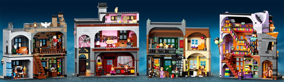 nouveau lego collector harry potter diagon alley