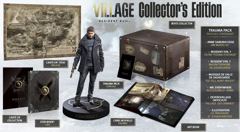 Resident evil village 2021 coffret collector PS4 PS5