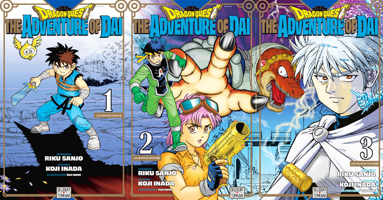 couverture edition dragon quest 2022 manga delcourt